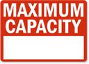 Maximum Occupancy Sign