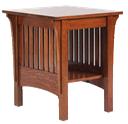 Wood End Table