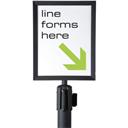 Stanchion Sign Frame