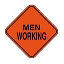 MEN WORKING Traffic Sign